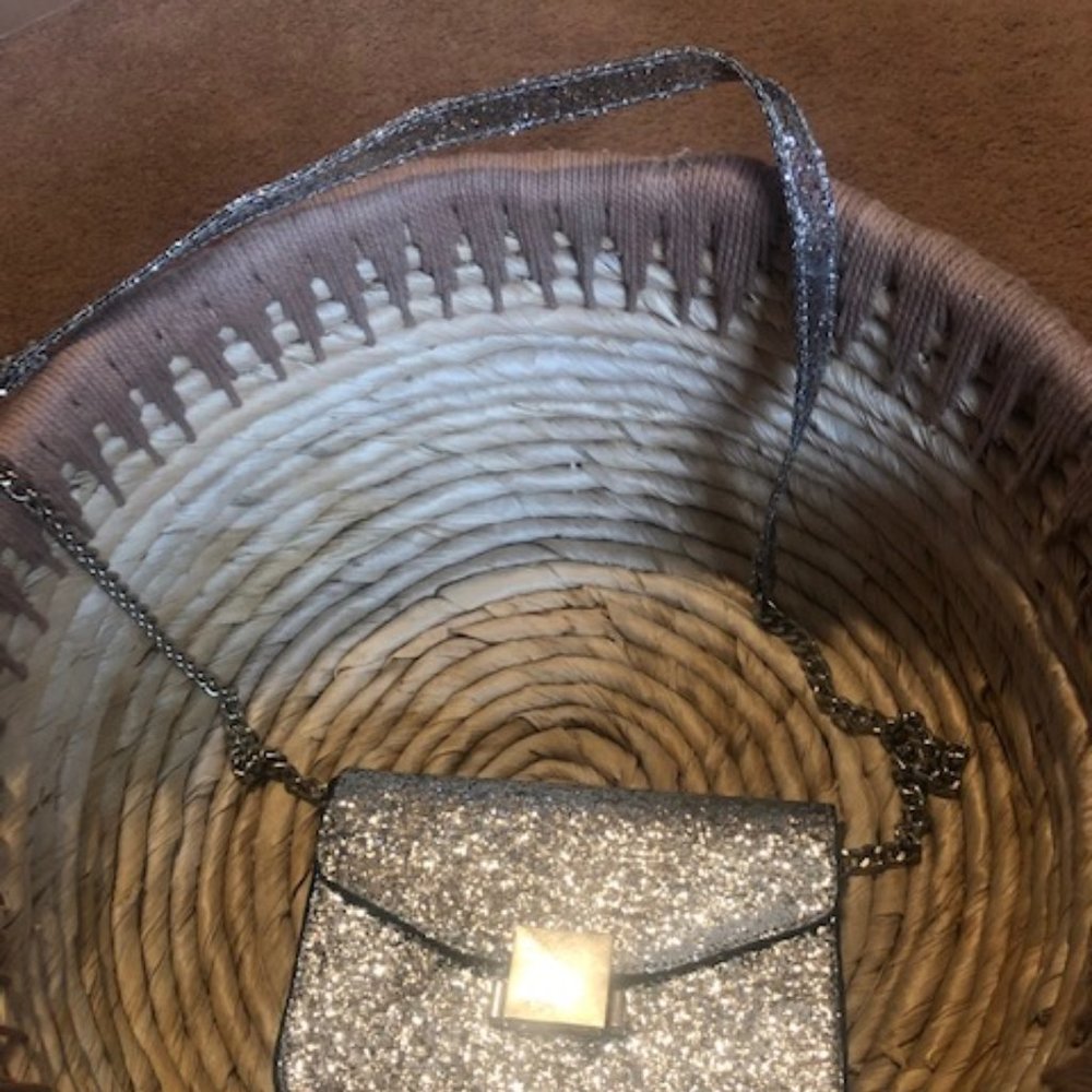Silver Sparkle Crossbody